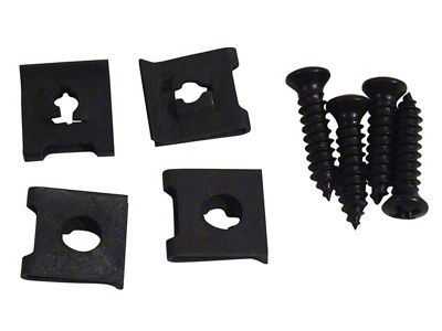 1968-1976 Corvette Shift Console Plate Screws. 8 Piece Set