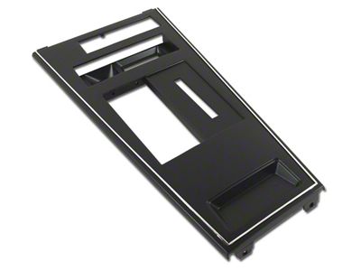 1977-1979 Corvette Shift Console Plate without Power Windows and Defroster