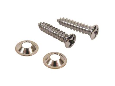 1968-1976 Corvette Shift Console Side Trim Screws. 4 Piece