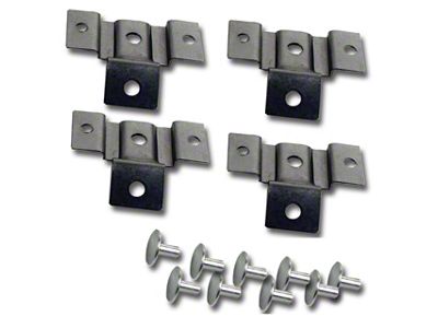 1963-1967 Corvette Shift Console Support Bracket and Rivet Kit