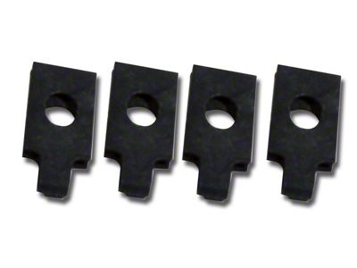 1964-1967 Corvette Shift Console U-Nuts. 4 Piece Set