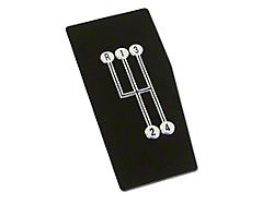 CA Shift Indicator Plate - 4 Speed (68-76 Corvette C3)