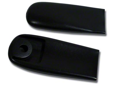 1966-1967 Corvette Shoulder Harness End Covers. Black
