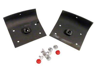 1966-1967 Corvette Shoulder Harness Nut Plates with Rivets
