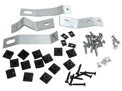 Side Exhaust Cover Mounting Kit (65-67 Corvette C2)