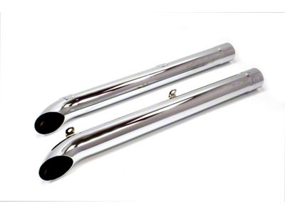 1963-1982 Corvette Side Exhaust - Polished Stainless Steel