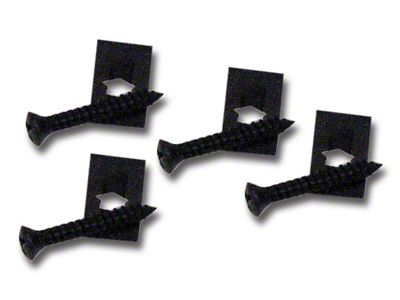 Side Exhaust Rocker Panel End Screw and Nut Set (65-67 Corvette C2)
