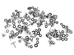Auto Accessories of America 1956-1961 Corvette Side Molding Mount Kit. with Nuts and Washers