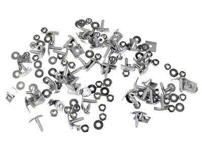 1956-1961 Corvette Side Molding Mount Kit. with Nuts and Washers