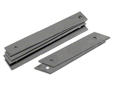 1958-1961 Corvette Side Spear Reinforcement Plates. Stainless Steel