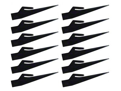1984-1990 Corvette Side Vent Louvers. 12 Piece Set
