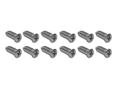 1965-1967 Corvette Sill Plate Screw Set. 12 Piece