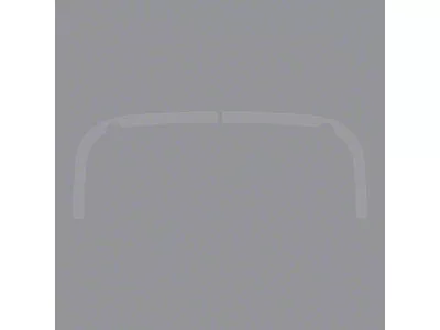 Soft Top Deck Lid Protection Film; Clear (63-67 Corvette C2)
