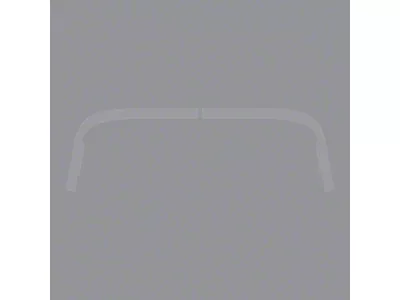 Soft Top Deck Lid Protection Film; Clear (68-75 Corvette C3)