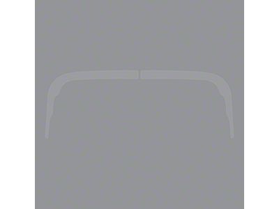 Soft Top Deck Lid Protection Film; Clear (86-96 Corvette C4)