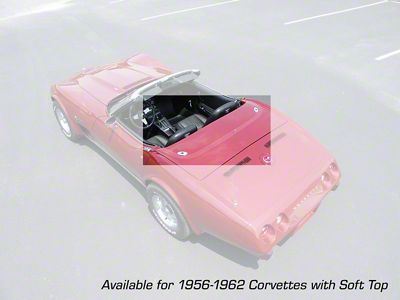 Soft Top Deck Lid Protection Film; Smoke (56-62 Corvette C1)