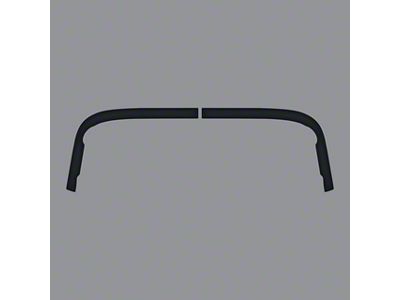 Soft Top Deck Lid Protection Film; Smoke (68-75 Corvette C3)