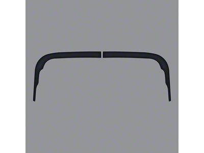 Soft Top Deck Lid Protection Film; Smoke (86-96 Corvette C4)
