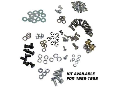 1956-1958 Corvette Softtop Frame Rebuild Hardware Kit