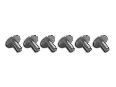 1963-1982 Corvette Spare Tire Carrier V-Strap Rivets. 6 Piece