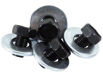 1963-1967 Corvette Spare Tire Tub Mount Bolt Set. Upper