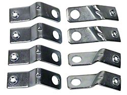 Auto Accessories of America Spark Plug Shield Brackets. 8 Piece Set (64-70 Corvette C2 & C3)
