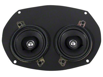1958-1967 Corvette Speaker. 220 Watt Dual Voice Coil Upgrade without Air Conditioning