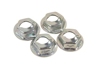 Speaker Bezel Speednuts; 4-Pieces (59-62 Corvette C1)