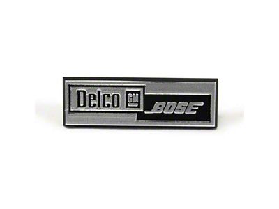 1984-1989 Corvette Speaker Emblems - Delco Bose Speaker Emblem