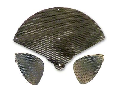 1953-1957 Corvette Speaker Grilles. 3 Piece Set