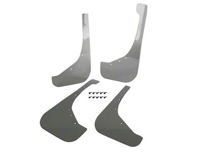 1984-1996 Corvette Splash Guard Sets - Smoke Tint Lexan - Front and Rear