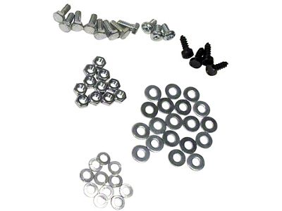 1961-1962 Corvette Splash Shield Mount Kit. 48 Piece