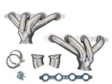 Auto Accessories of America Stainless Steel Hugger Headers LS Swap Conversion Ram Horns (53-67 Corvette C1 & C2)