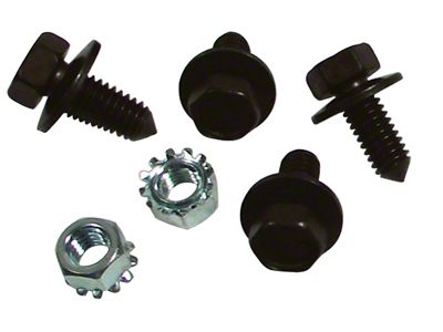 1965-1966 Corvette Steering Column Mount Bracket Bolts and Nuts. with Telescopic