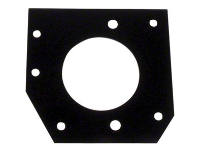 1958-1962 Corvette Steering Column Plate. On Outer Firewall