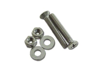 Steering Column Plate Screws; 6-Pieces (56-62 Corvette C1)