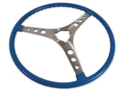 1961 Corvette Steering Wheel. Blue