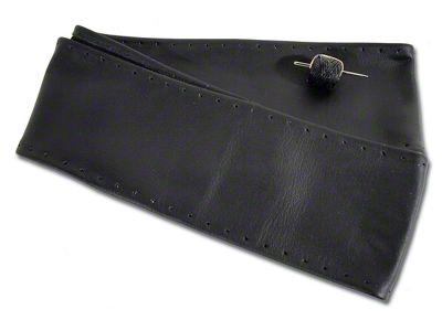 1977-1982 Corvette Steering Wheel Cover. Black Leather