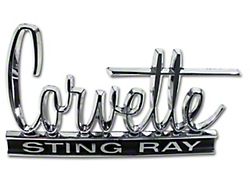 Stingray Emblem; Rear (66-67 Corvette C2)