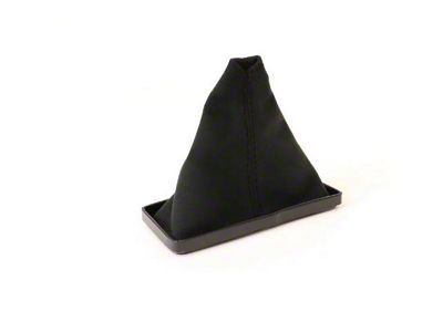 Suede Shift Boot; Black (68-76 Corvette C3)