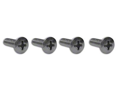 Sun Visor Screws; 4-Pieces (59-67 Corvette C1 & C2)