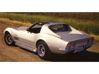 Sweet Thunder Aluminized Side Exhaust System with GM Style Metal Covers; GM Sound (68-69 Big Block V8 Corvette C3 w/ 2.50-Inch Exhaust Manifolds)