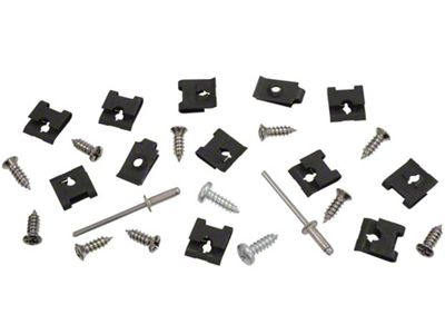 1968-1974 Corvette T-Top Center Molding Mount Kit