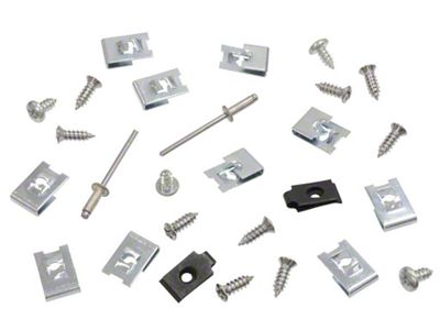 1975-1982 Corvette T-Top Center Molding Mount Kit