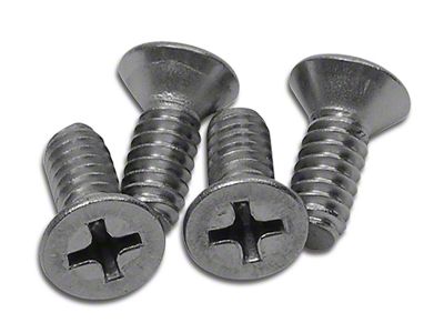 1968-1979 Corvette T-Top Rear Mount Plate Screws. 4 Piece