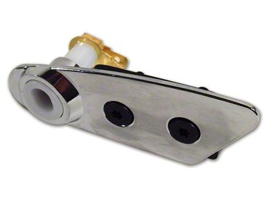 1978 Corvette T-Top Rear Switch Plates Driver Side Chrome