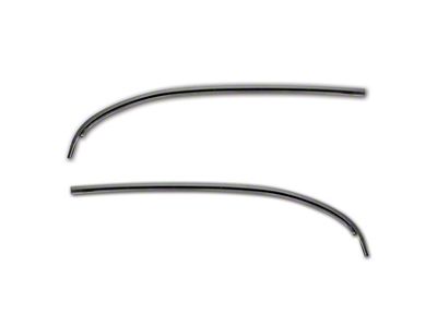 1968-1976 Corvette T-Top Stainless Steel Trim Molding Set - 6 Pieces