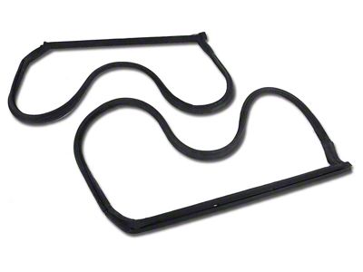 CA T-Top Weatherstrip; Latex (Late 77-82 Corvette C3)