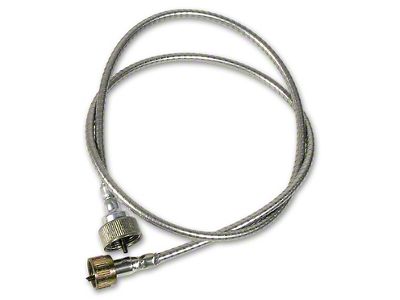1955-1957 Corvette Tachometer Cable. with Steel Case - 55 V8