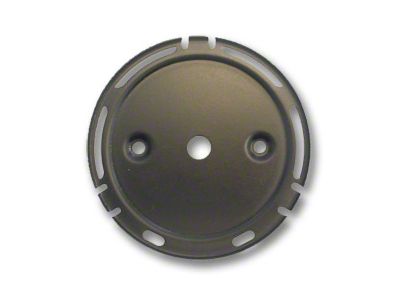 1958 Corvette Tachometer Face Backplate - 8000 RPM - No Rev Counter